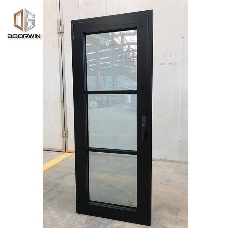 Atlanta black 3 glass windows 29 x 47 casement window for sale by Doorwin - Doorwin Group Windows & Doors
