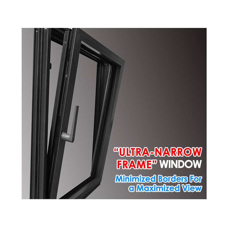 Atlanta safety glass window aluminium hinges windows projects commercial price - Doorwin Group Windows & Doors