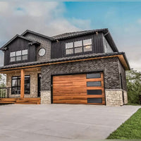 Automatic combined garage door with high quality and high anti-theft performance garage lift door - Doorwin Group Windows & Doors