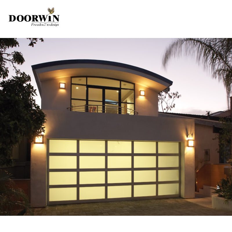 Automatic Steel PU Foam Insulated Remote Control Overhead Garage Doors - Doorwin Group Windows & Doors
