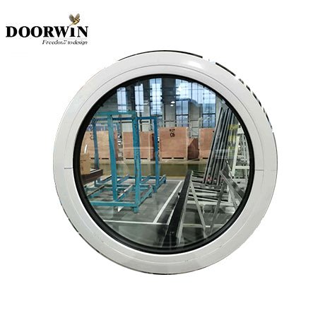 Bathroom picture window accent and Irregular circular fixed windows - Doorwin Group Windows & Doors