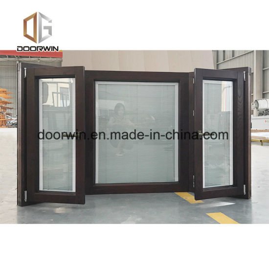 Bay Bow Tilt Turn Window with Built-in Shutter - China Timber Wood, Timber Cladding - Doorwin Group Windows & Doors