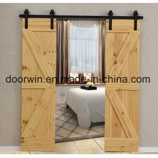 Best Price Offer Interior Decorative Sliding Door Double Barn Door - China Modern Interior Doors, Bedroom Interior Doors - Doorwin Group Windows & Doors