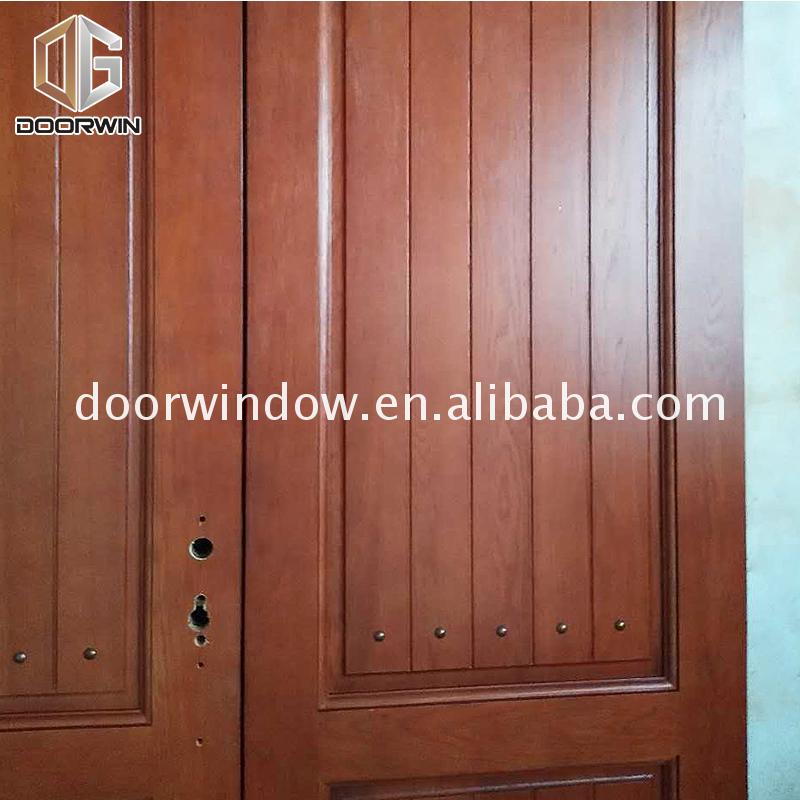 Best selling items wooden french doors wood panel front door look - Doorwin Group Windows & Doors