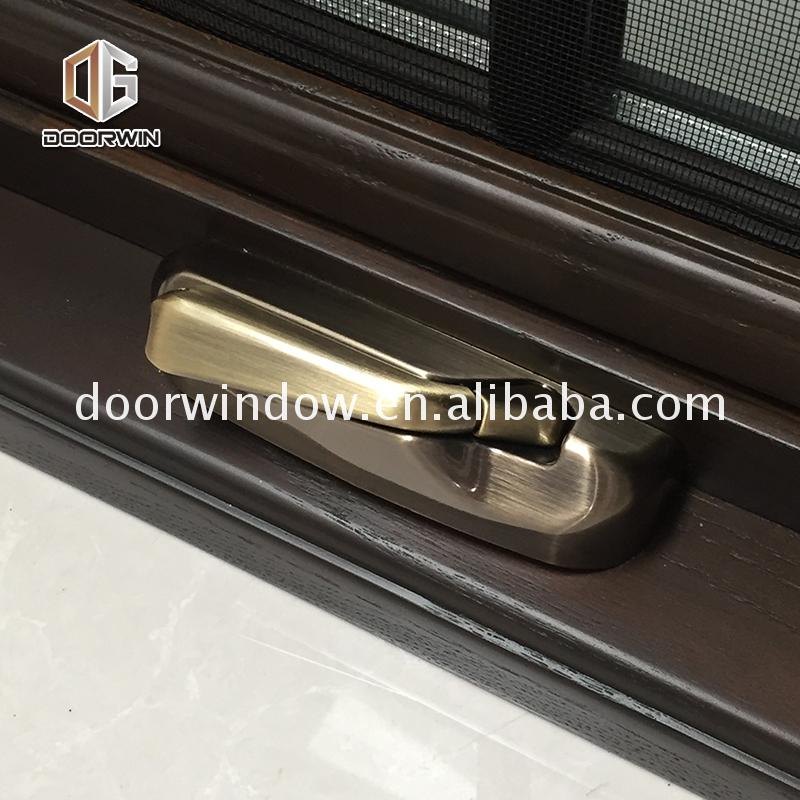 Best selling products double glass wood aluminum window door and windows frame decoration - Doorwin Group Windows & Doors