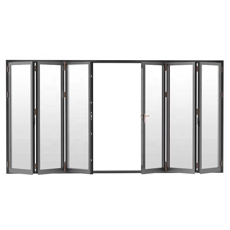 Bi folding door timber interior fold doors aluminum by Doorwin on Alibaba - Doorwin Group Windows & Doors