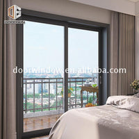 Bi folding sliding patio door with built-in blinds bedroom wardrobe design - Doorwin Group Windows & Doors