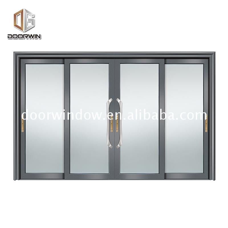 Bi folding sliding patio door with built-in blinds bedroom wardrobe design - Doorwin Group Windows & Doors