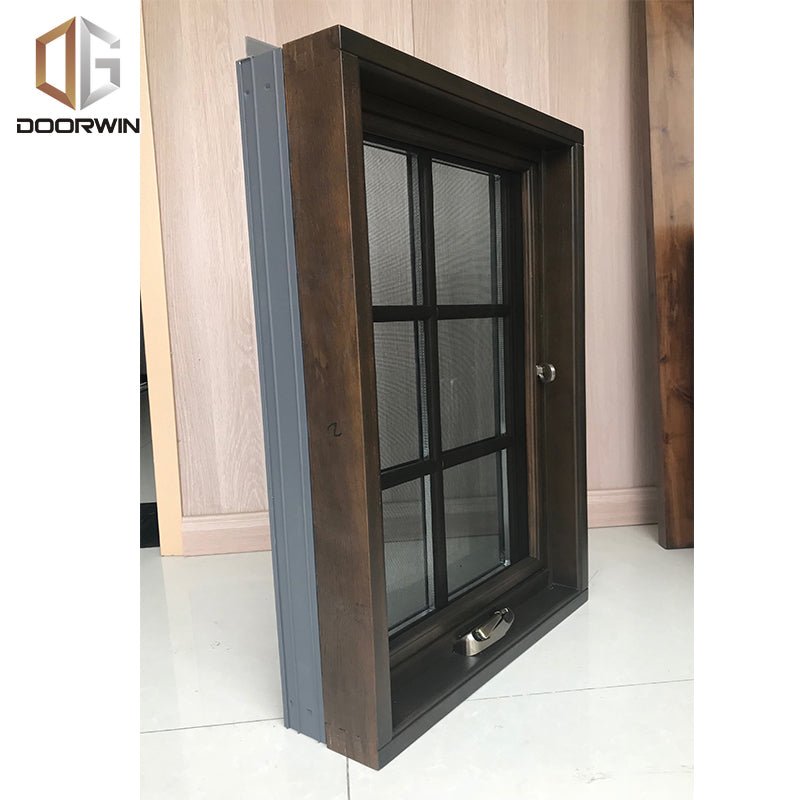 black stain color crank out open window - Doorwin Group Windows & Doors
