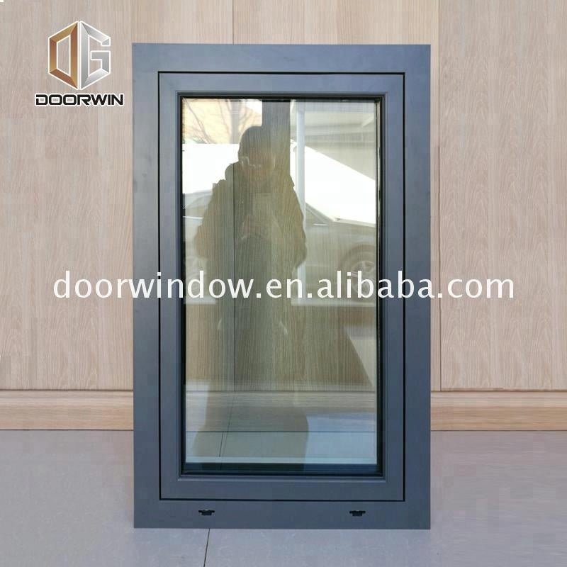 Boston 10mm tempered glass window 2 panels opening aluminum casement windows by Doorwin - Doorwin Group Windows & Doors