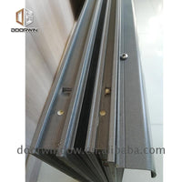 Bronze anodized aluminum windows bottom hinged blinds - Doorwin Group Windows & Doors