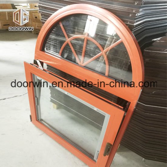 Brown Color Aluminum Wood Windows with Grills - China Aluminium Window, Wood Window - Doorwin Group Windows & Doors