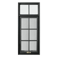 California hot selling 3 glass wood hand crank out windows - Doorwin Group Windows & Doors