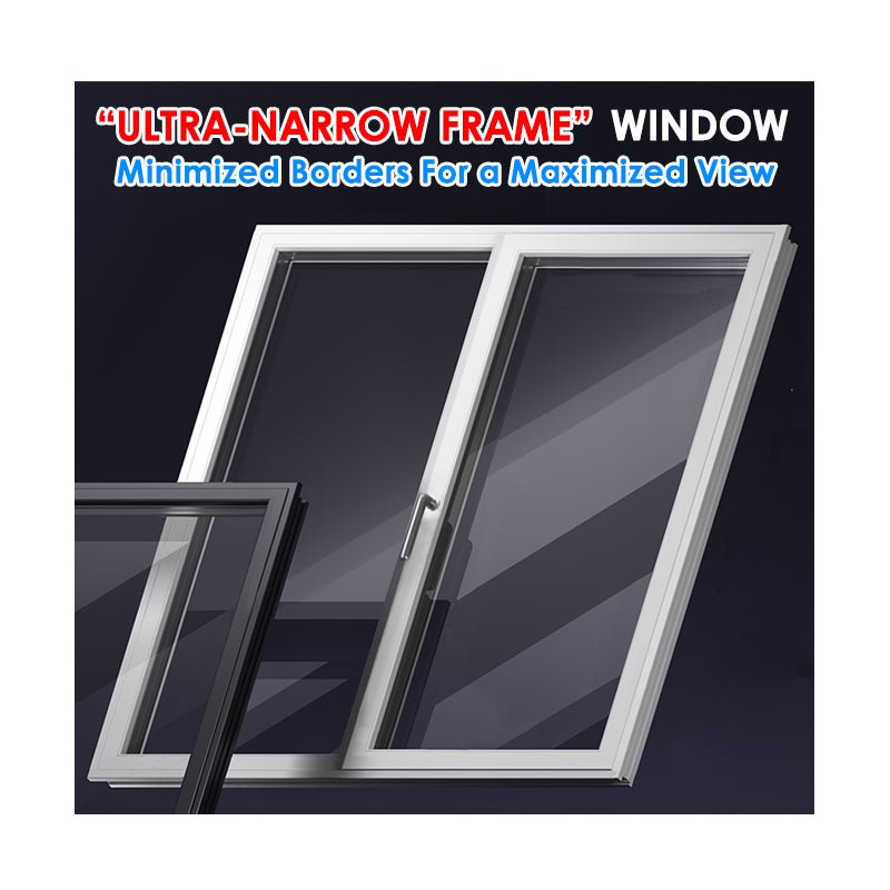 California Modern design home windows house aluminum tilt and turn windows MINIMALISM SERIES - Doorwin Group Windows & Doors