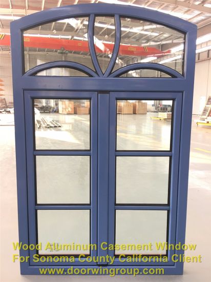 California USA Design Wood Aluminum Casement Window with Divided Lites - China Aluminium Window, Wood Window - Doorwin Group Windows & Doors