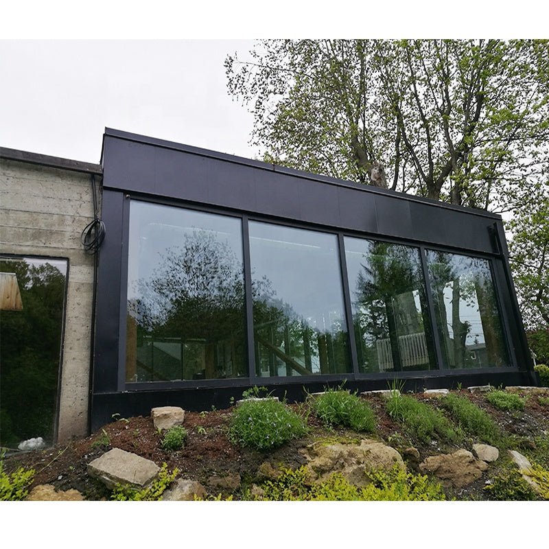 Canada black aluminum curtain wall windows hot sale - Doorwin Group Windows & Doors