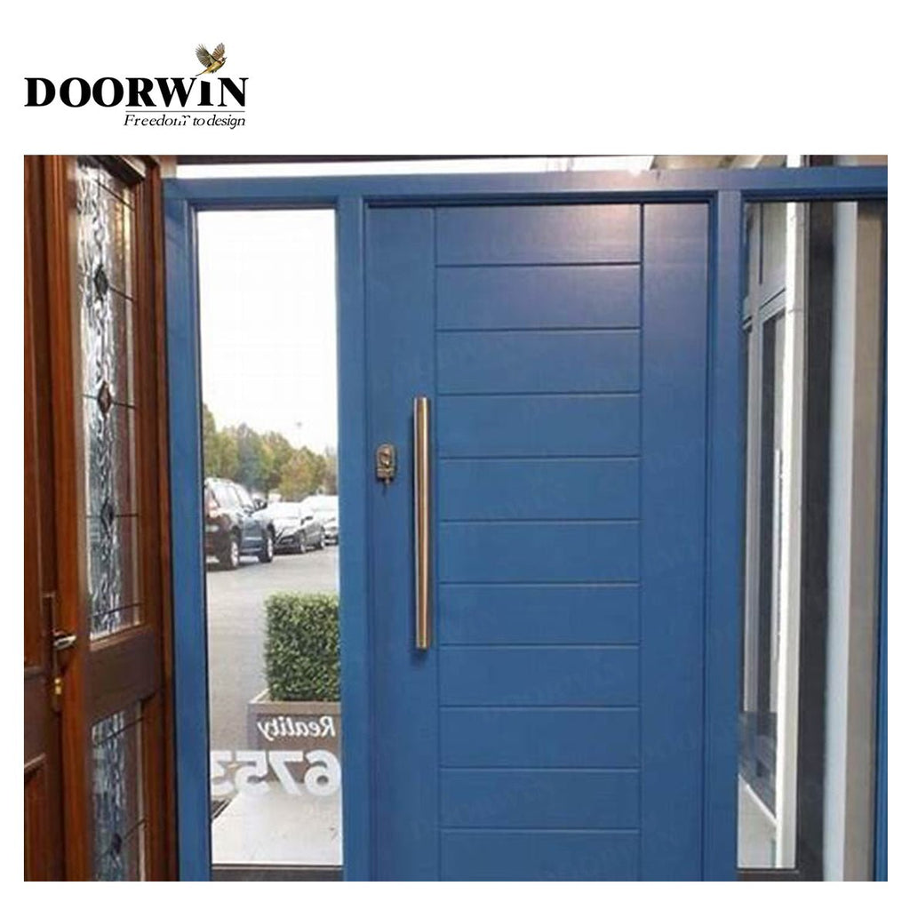 Canada Brooks DOORWIN Wooden doors for arc interiors wood grain entrance door solid wood with patterns casement door - Doorwin Group Windows & Doors