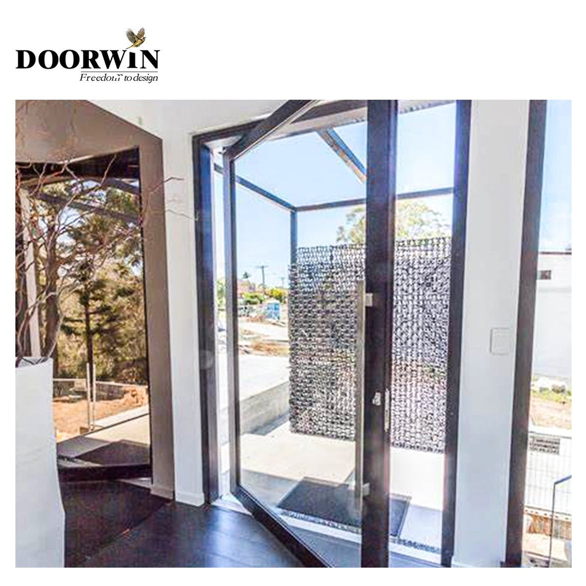 Canada Calgary Super September Purchasing Super September Purchasing Aluminum swing door profile glass pivot entrance by Doorwin - Doorwin Group Windows & Doors