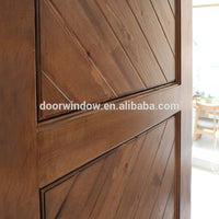 Canadian Knotty Pine Wood wooden door frame decoration Sliding Barn Door Indoor cheap swinging doors by Doorwin - Doorwin Group Windows & Doors
