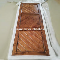 Canadian Knotty Pine Wood wooden door frame decoration Sliding Barn Door Indoor cheap swinging doors by Doorwin - Doorwin Group Windows & Doors