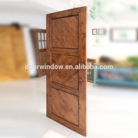 Canadian Knotty Pine Wood wooden door frame decoration Sliding Barn Door Indoor cheap swinging doors by Doorwin - Doorwin Group Windows & Doors