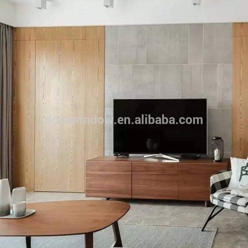 canadian red oak knotty alder pine teak wooden Apartment exterior main door design flush panel invisible doorsby Doorwin - Doorwin Group Windows & Doors