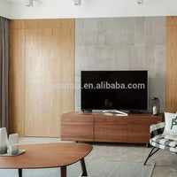 canadian red oak knotty alder pine teak wooden Apartment exterior main door design flush panel invisible doorsby Doorwin - Doorwin Group Windows & Doors