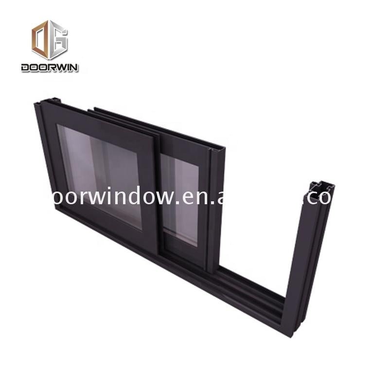 Casement awning sliding window blue tinted glass black with mesh by Doorwin on Alibaba - Doorwin Group Windows & Doors