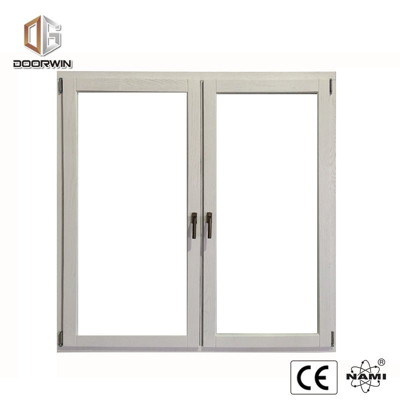 CE Certified Italian Client Purchased Wood Aluminum inside casement Turn and Tilt Opening Window by Doorwin - Doorwin Group Windows & Doors