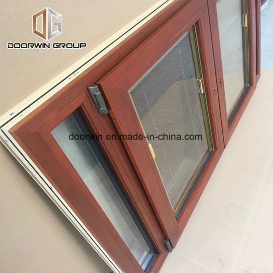 Ce Certified Tilt and Turn Window with Built-in Blinds - China French Window, French Window Grill Design - Doorwin Group Windows & Doors