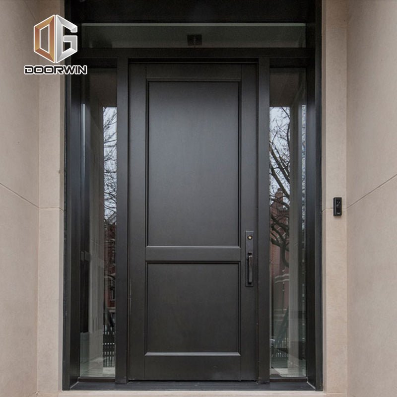 Cheap Factory Price external wooden doors for sale timber entrance - Doorwin Group Windows & Doors