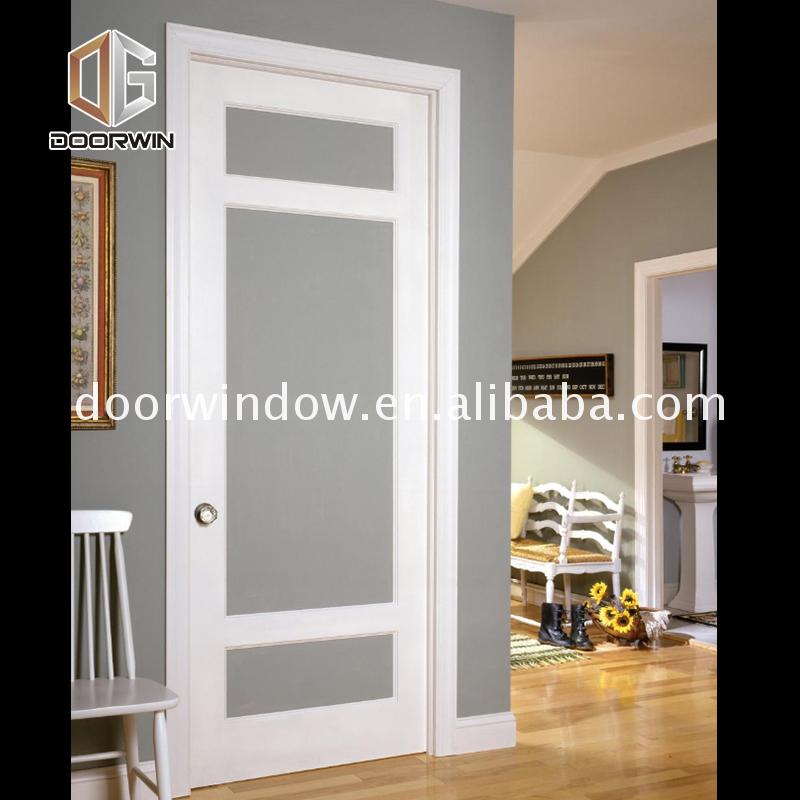 Cheap frosted interior bathroom doors glazed glass toilet door - Doorwin Group Windows & Doors
