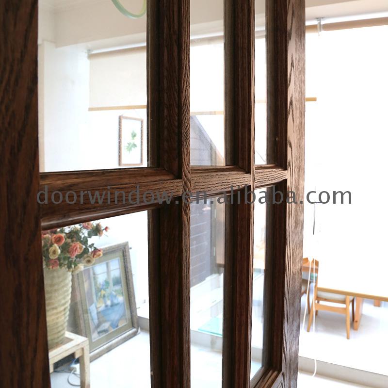 Cheap residential sliding barn doors front with glass - Doorwin Group Windows & Doors