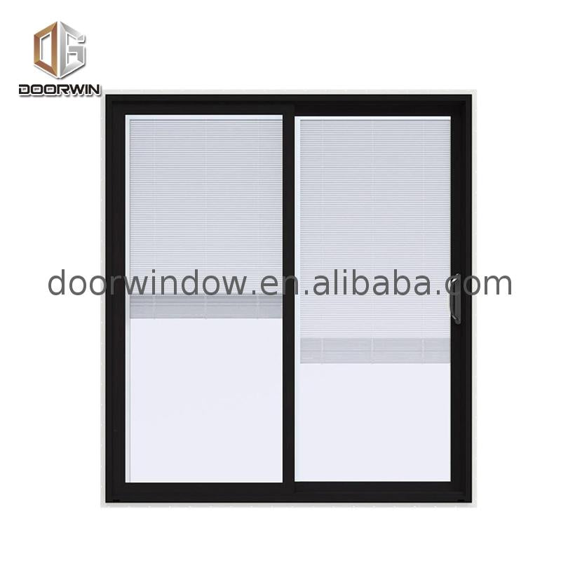 Cheap single panel sliding patio door powder coated aluminium doors oversized - Doorwin Group Windows & Doors