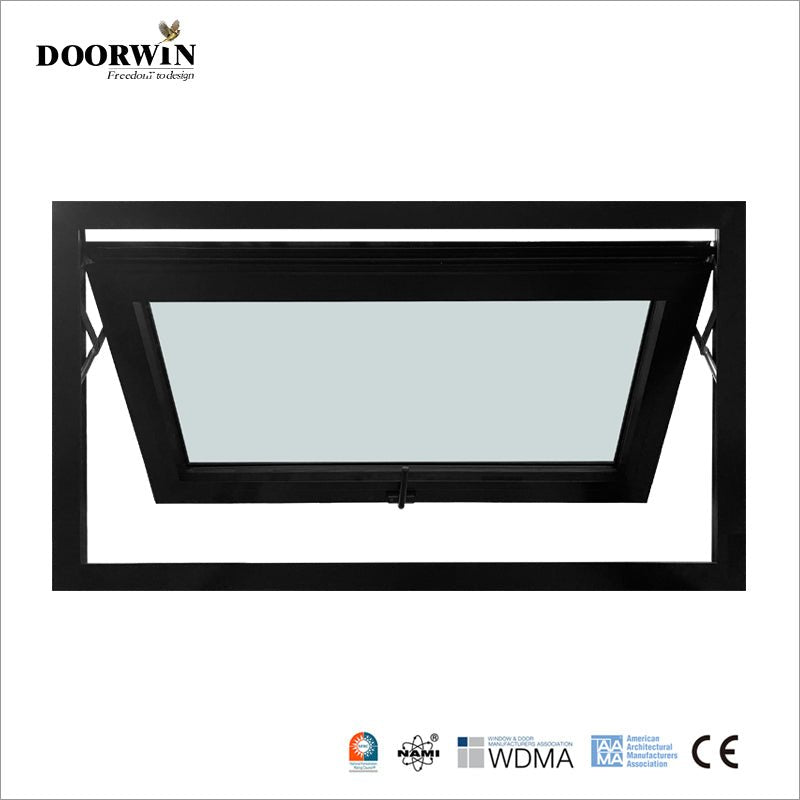 China Big Factory Good Price aluminium awning windows window grill design glass wholesale - Doorwin Group Windows & Doors