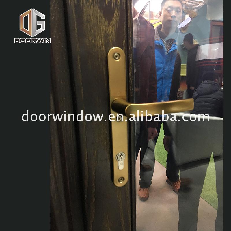 China Big Factory Good Price triple pane glass door doors toughened - Doorwin Group Windows & Doors