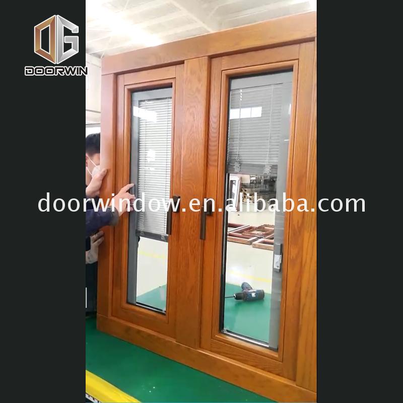 China Big Factory Good Price truth casement windows triple glazed wooden sash timber window sill - Doorwin Group Windows & Doors