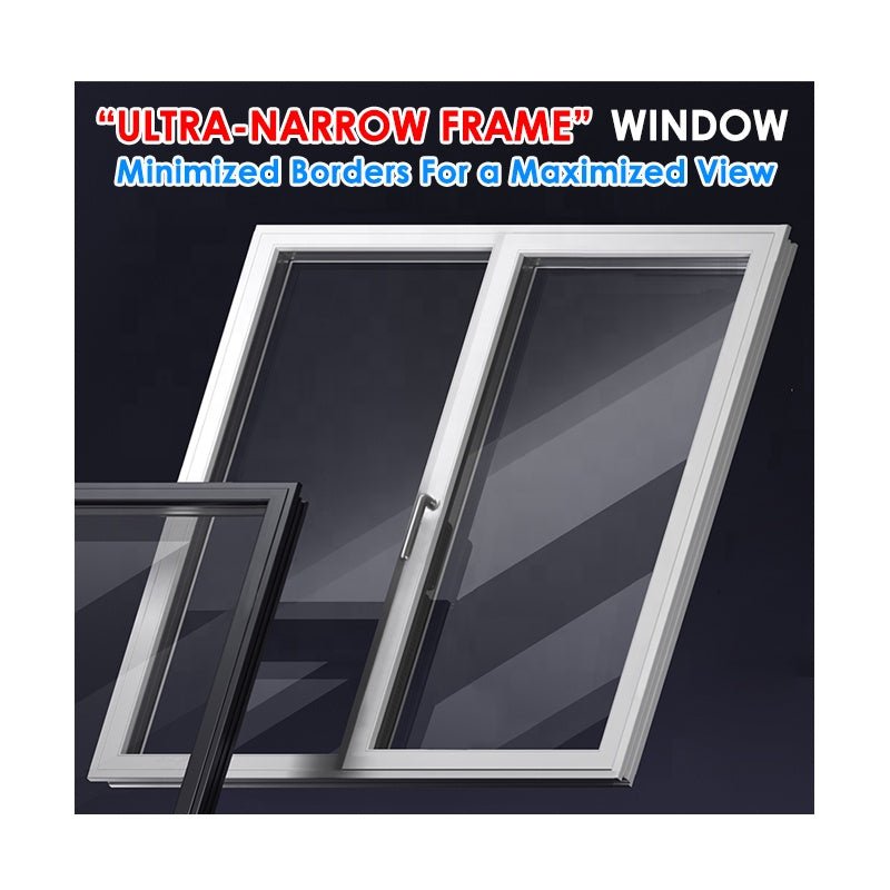 China customized double glazed powder coating aluminium ultra narrow frame casement house windows - Doorwin Group Windows & Doors