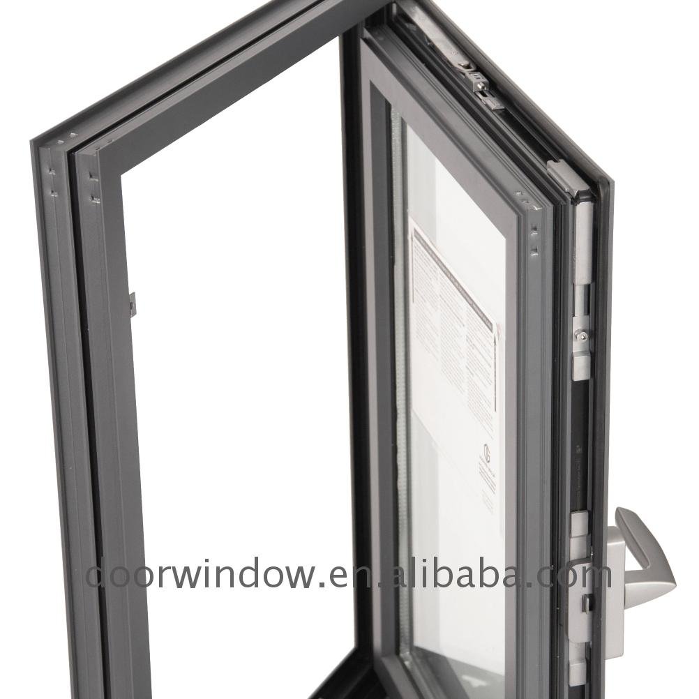 China factory production new modern design swing window aluminum mirror glass - Doorwin Group Windows & Doors