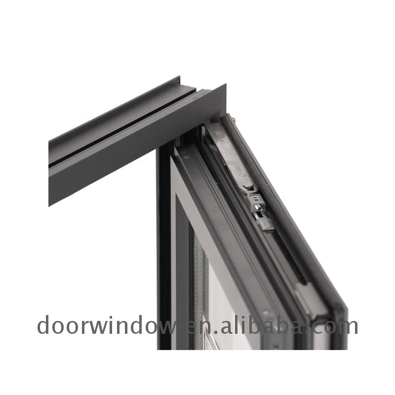 China factory production new modern design swing window aluminum mirror glass - Doorwin Group Windows & Doors