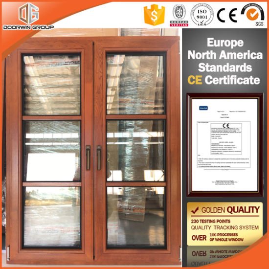 China Factory Provide Multi-Functional Oak Wood French Casement Window with Hardware - China Window, Wood Aluminum Window - Doorwin Group Windows & Doors