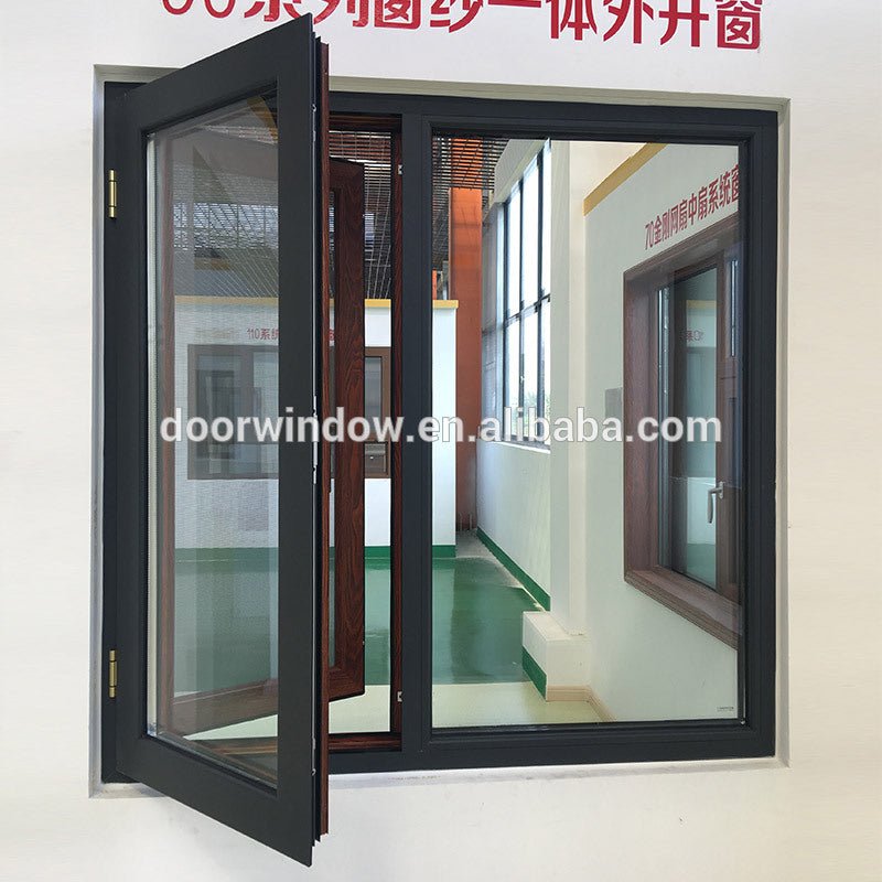 China Factory Seller brown window frames double glazed windows - Doorwin Group Windows & Doors