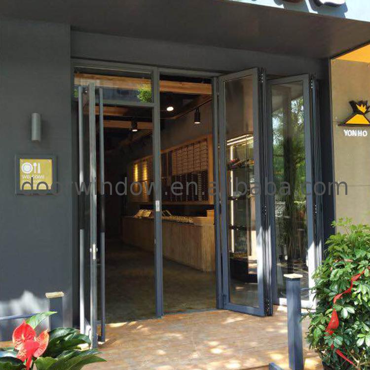 China Factory Seller folding doors australia door track system - Doorwin Group Windows & Doors