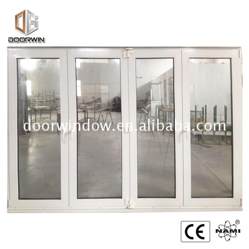 China factory supplied top quality 6 panel front door with glass french doors folding - Doorwin Group Windows & Doors