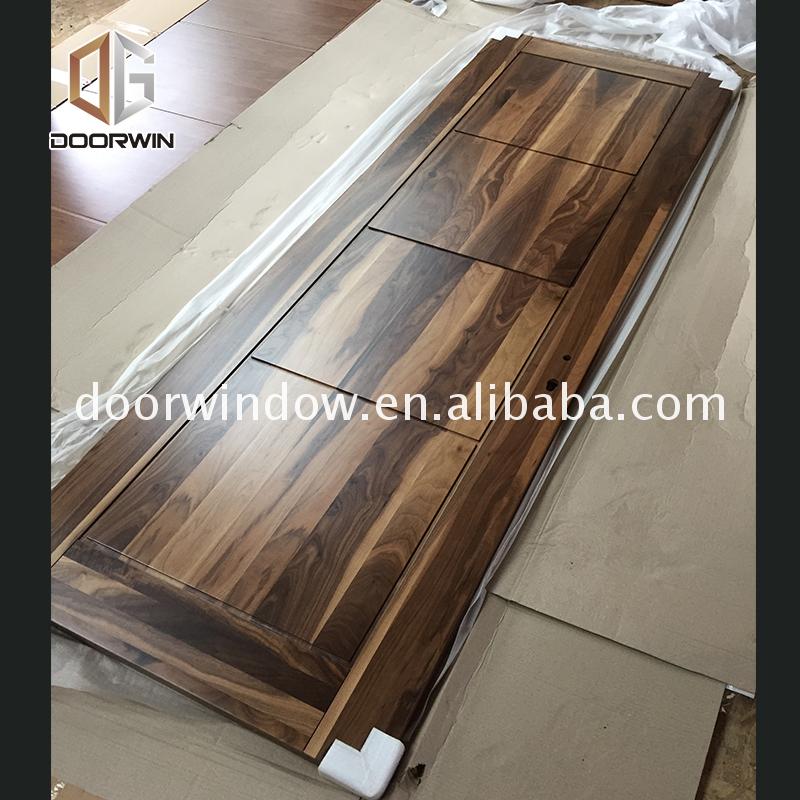 China factory supplied top quality small wooden door six panel interior doors single designs - Doorwin Group Windows & Doors