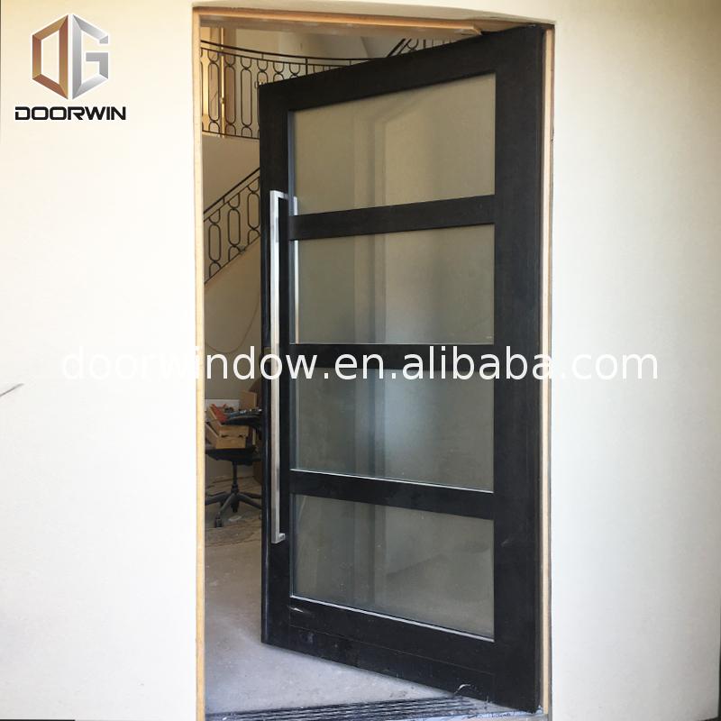 China factory supplied top quality solid oak doors price for sale - Doorwin Group Windows & Doors