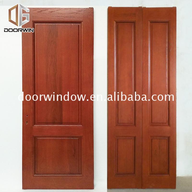 China factory supplied top quality soundproof front door sound proof apartment solid wood doors for sale - Doorwin Group Windows & Doors