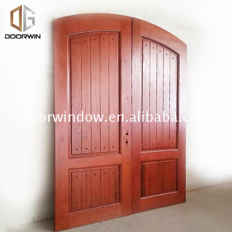 China factory supplied top quality soundproof front door sound proof apartment solid wood doors for sale - Doorwin Group Windows & Doors