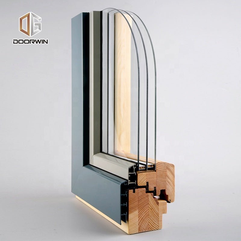 China made american wooden style barn wood sliding door hardware aluminum composite profile for windows and doors - Doorwin Group Windows & Doors