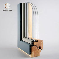 China made american wooden style barn wood sliding door hardware aluminum composite profile for windows and doors - Doorwin Group Windows & Doors